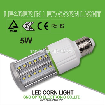 La lumière IP64 de maïs de LED a mené la lumière d&#39;ampoule de maïs de maïs / LED E27 ENEC TUV CE RoHS 5W